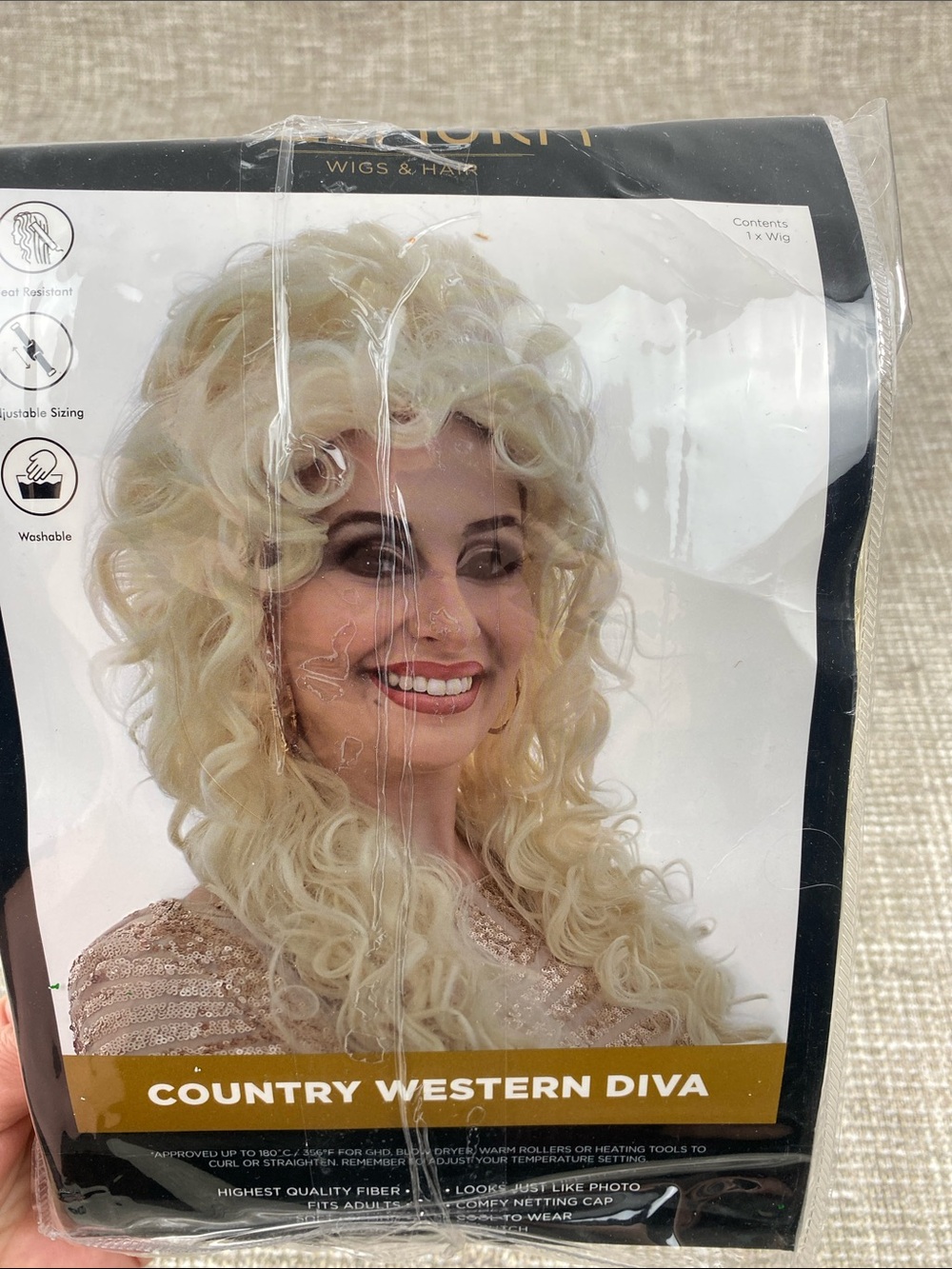 Country Western Diva Blonde Wig - Women Hair